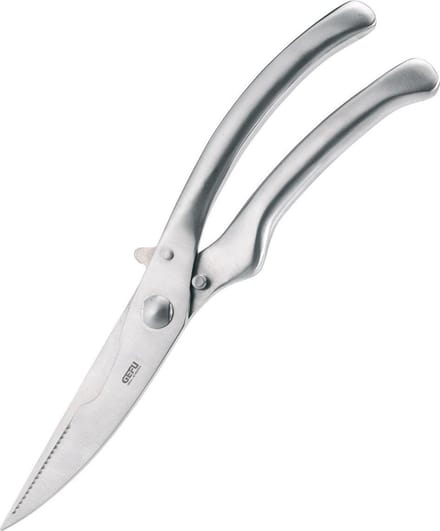 GEFU TRINCIA Wildschaar en Gevogelteschaar – RVS Keukenschaar met Botbreker – 25 cm