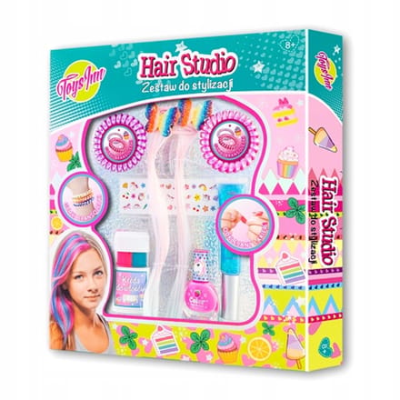 Hair Studio Set met Strengen STN 6536 - Leuk voor Kinderen vanaf 8 jaar
