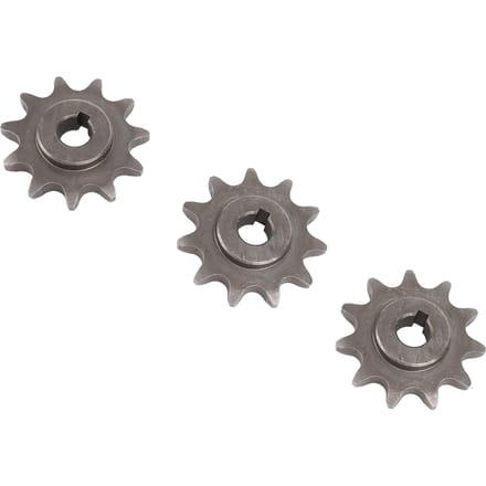 3 STUKS Voorste Tandwiel 420 11T Staal Motorfiets Voorste Motor Aandrijfas Tandwiel gray
