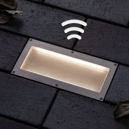 Solar LED-grondinbouwlamp Aron Bewegingsmelder IP67 3000K 40lm Wit