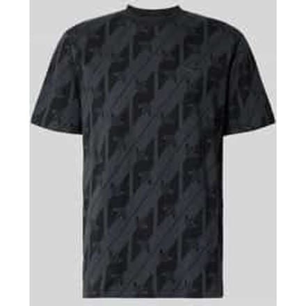 T-shirt van puur katoen model 'MONOGRAMM AOP'