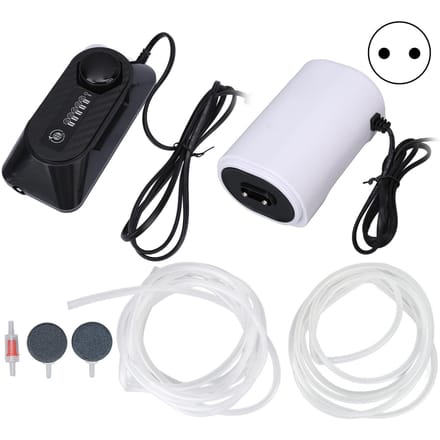 Aquarium Ozonator Verstelbare Waterzuiverende Mini Aquarium Ozon Generator voor Geur Algen Verwijderen white