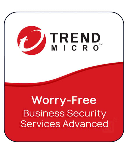 Trend Micro Worry-Free Business Security Services Advanced 1 Jaar 5 Gebruiker(s) Nieuwe Aankoop