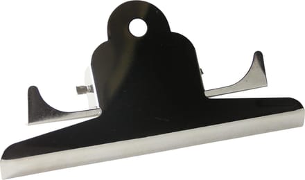 LPC Papierklem Klembordklem - zilver - 145 mm -10 stuks