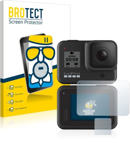 BROTECT - Screenprotector voor GoPro Hero 8 Black - Folie Beschermfolie Beschermglas matte