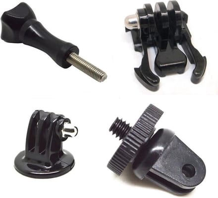 Shop4 - Sony HDR-AS50 Adapter - Schroevenset Zwart