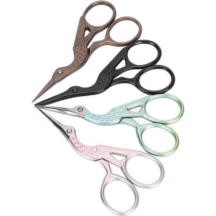 4 Stuks Kraan Schaar Retro DIY Stof Garen Knippen Borduur Naaiben Accessoires 3,5 inch gray