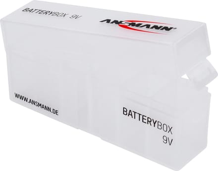 Ansmann Opbergdoos voor maximaal 6x 9V blokbatterijen en oplaadbare batterijen