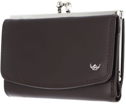 Golden Head Leren portemonnee Polo RFID Protect Bügelbörse 2255 Dunkelbraun donkerbruin