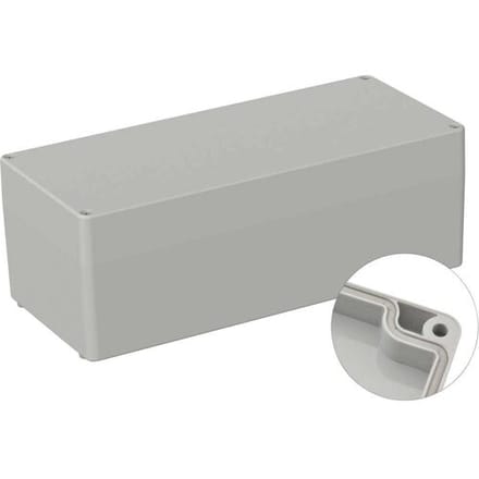 TRU COMPONENTS TC-9065708 Industriële behuizing 340 x 150 x 120 ABS Grijs-wit (RAL 7035) 1 stuk(s)