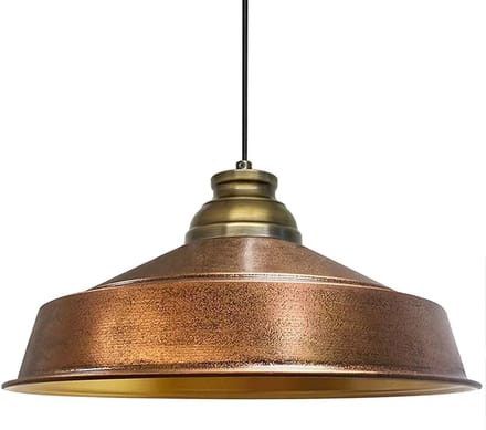 Bamyum Asletl Industriële Koperkleur Hanglamp Van Metaal