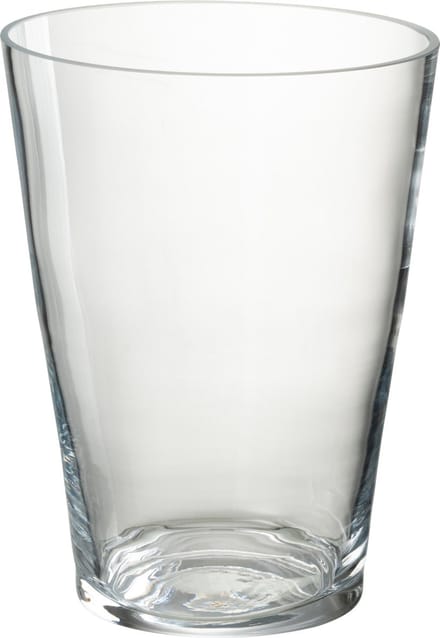 J-Line windlicht Conisch - kaarshouder - glas - transparant
