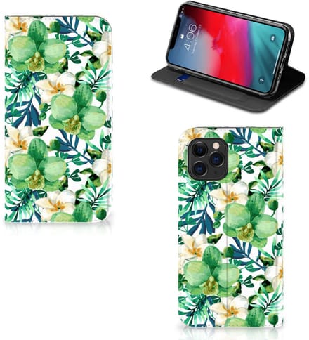 Apple iPhone 11 Pro Smart Cover Orchidee Groen