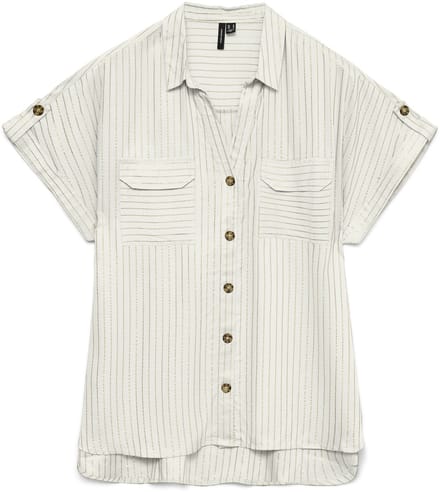 VERO MODA - VMBUMPY SS SHIRT AOP WVN NOOS - Dames - Blouses