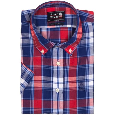 River Woods Cf Ss Boston Clr Chstpkt Shirt Multi G Größe: S | Casual hemden Outlet | Herren