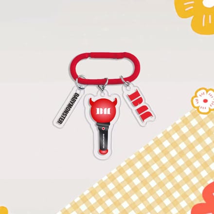 KPOP Babymonster Carabiner Bag Charm LightStick Keychain [Sleutelhanger]