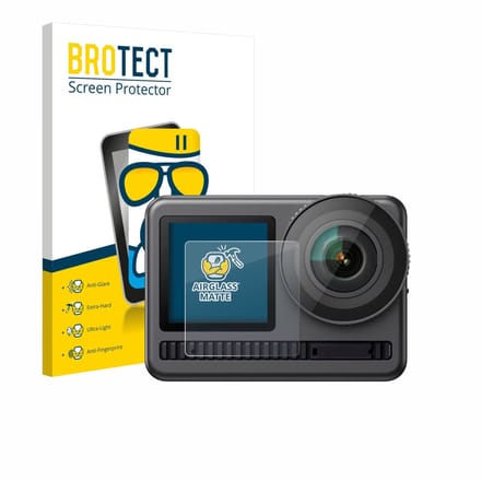BROTECT - Screenprotector voor Akaso Brave 8 (Display voor) - Folie Beschermfolie Beschermglas matte