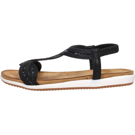 SUB55 Sandalen Plat Sandalen Plat - zwart - Maat 41
