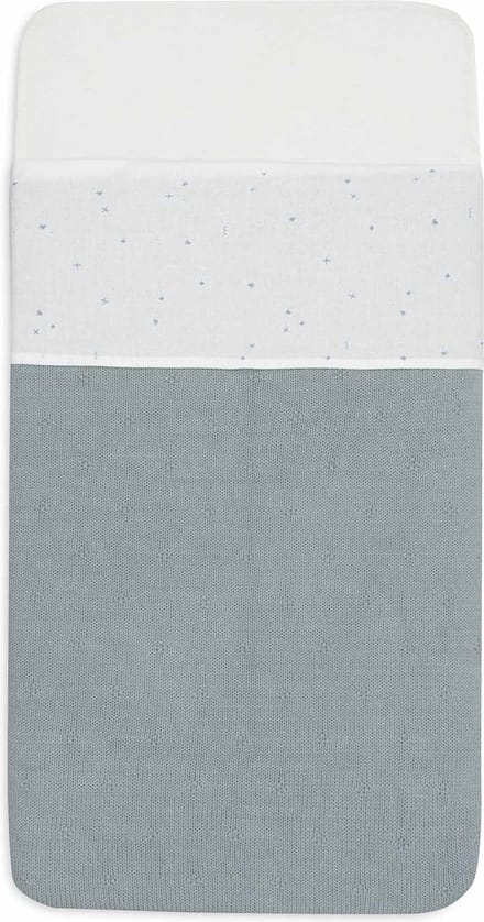 Jollein Laken Wieg 75x100cm Twinkling Sea Green.