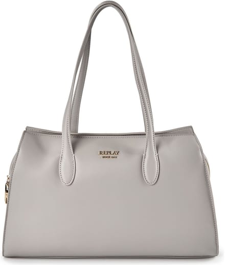 REPLAY handtas Handbag Elephant Skin grijs