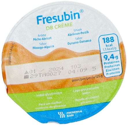 Fresubin Db Crème 125g Pêcheabricot/abrikoosperzik