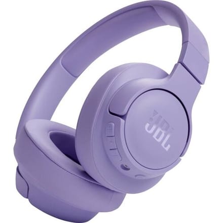 JBL Tune 720BT Over Ear koptelefoon Draadloos, Bluetooth, Kabel Stereo Paars Volumeregeling, Microfoon uitschakelbaar (mute) HiFi