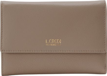 L.CREDI Evelyn Portemonnee RFID Leer 14,5 cm - Dames - Horizontaal - taupe