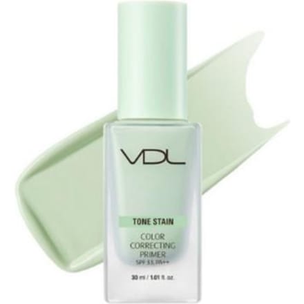 VDL Tone Stain Kleurcorrigerende Primer Mint Roodheid Neutraliserende Make-up Basis 30ml white