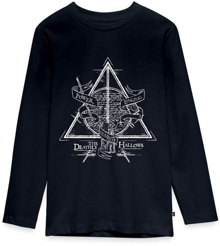 Harry Potter Deathly Hallows Premium T-Shirt Tiener Lang