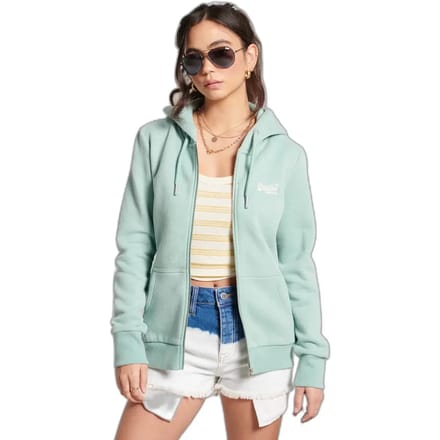 Dameshoodie met rits Superdry Orange Label