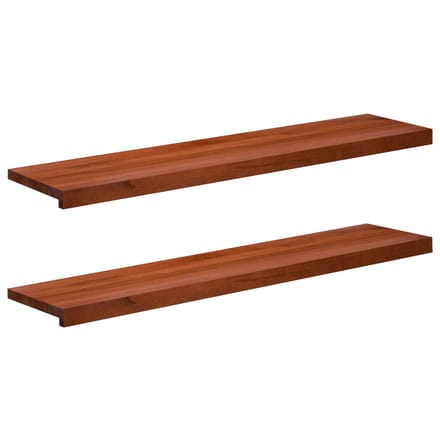 vidaXL - Raamprofielen - 2 - st - Bruin - 110 - x - 30 - x - 2 - cm - Massief - beukenhout