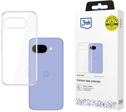 3MK Armor Case Serie - Hoesje voor Mobiele Telefoon - Google Pixel 10A - Transparant - Militaire Standaard