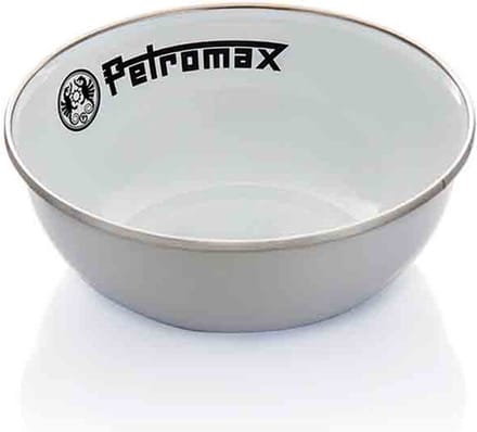 Petromax geëmailleerde kommen wit 2 stuks (1 liter)