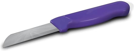 Solingen Schilmesje Robuust Handvat – RVS Glad – 16 cm met Blade Cover – Paars
