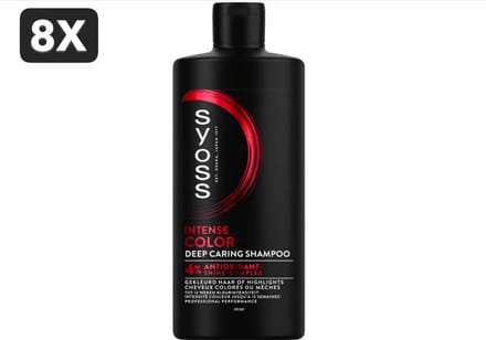 8 x Syoss Color Shampoo - 440 ml