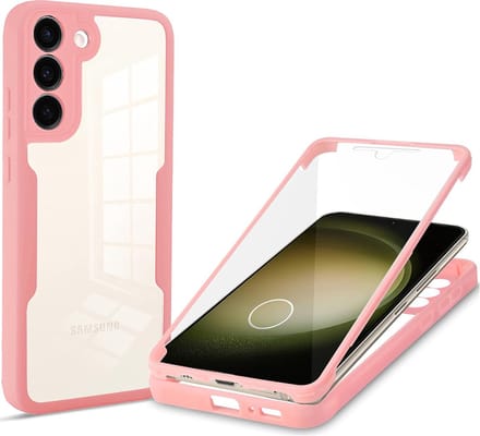 Hoesje geschikt voor Samsung Galaxy S23 Plus - Techsuit ColorVerse 360 Case met Screenprotector - Roze