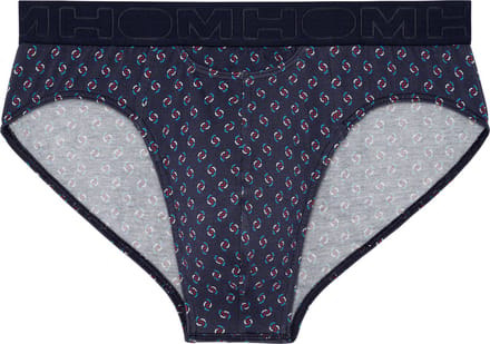 HOM - Cyrus Mini briefs H01 - Navy print - mannen - S