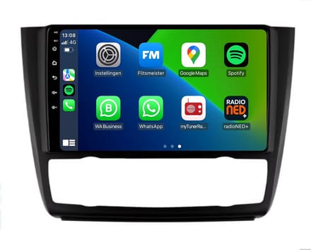 CarPlay autoradio geschikt voor BMW 1 Serie E87 E81 E82 E88 | 2004 t/m 2012 | Android 13 | Draadloos Apple CarPlay & Android Auto | 2GB + 32GB | 8-Core processor | Davilon | 2025 model | 2004 2005 2006 2007 2008 2009 2010 2011 2012 | Bluetooth & Wifi