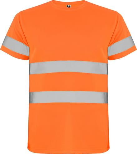 Technisch hoog zichtbaar / High Visability T-shirt met korte mouwen Oranje maat S