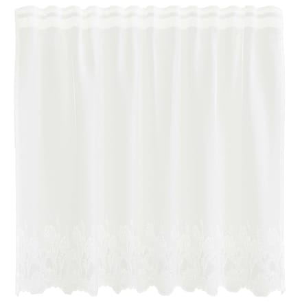 vidaXL Kantgordijn Wit 80 x 150 cm Polyester