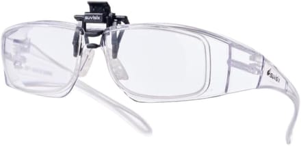 FlipFocus Veiligheidsbril met +2.00 Dioptrie - 3-delige Set met Clip-on Lensen