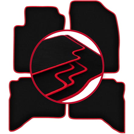 CARLUX-RED automatten voor: Daihatsu Terios II SUV (2006-)