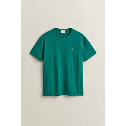 Gant T-Shirt Regular Uni Fine Shield Embroidery Botanical Hue / male