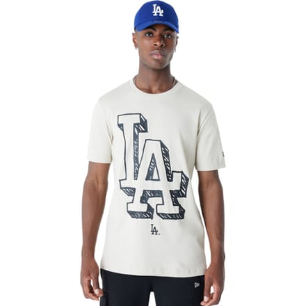 New Era Los Angeles Dodgers T-shirt Beige