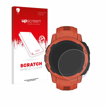 upscreen - Screenprotector voor Garmin Instinct 2S - Folie Beschermfolie transparant