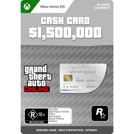 Great White Shark Card GTA Online (Xbox Series X|S)