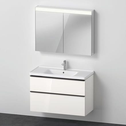 Duravit D-Neo furniture set with mirror cabinet 100.5 cm DE011702222