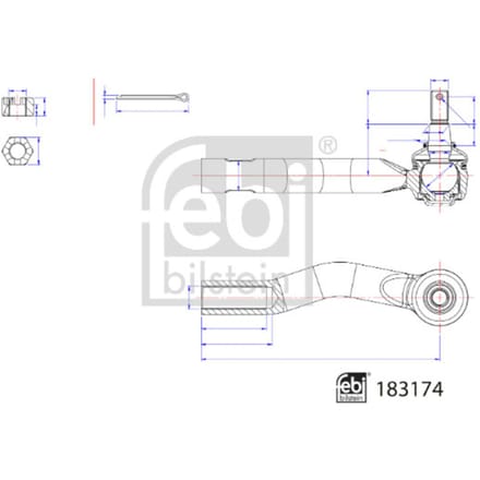 Spoorstangeind FEBI BILSTEIN 183174