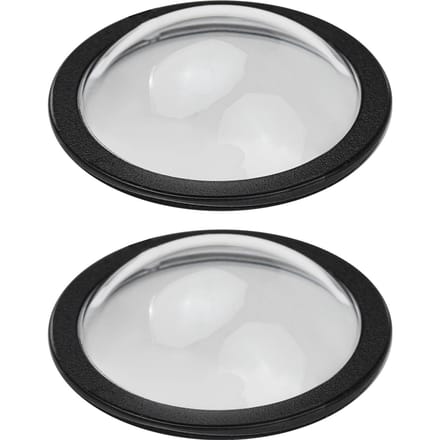 2 stks Actie Camera Lens Guards Protector Dubbele Optische Coating Vervanging voor Insta360 EEN X2 transparant