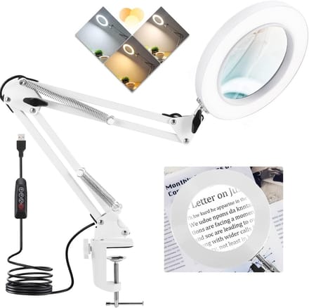 CRLYN® Loeplamp Met Standaard - Lamp Met Led Verlichting